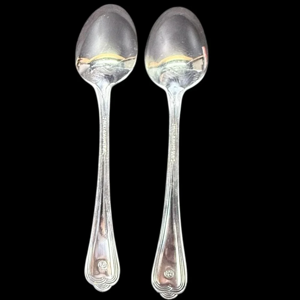 Pfaltzgraff FAIRISLE  Place/Oval Soup Spoons‎ 6 7/8